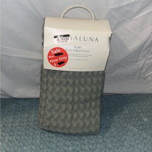 Casaluna Waffle Body Pillow Cover -Sage Green